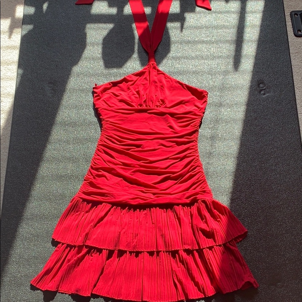 Deep red BGBG dress